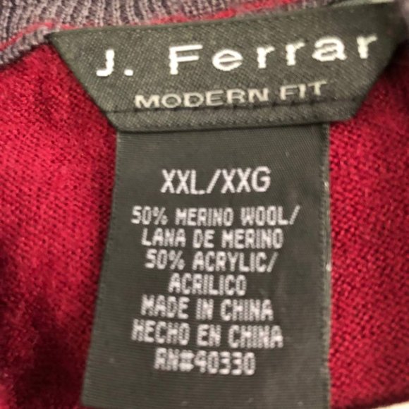 J. Ferrar Modern Fit Men’s Sweater - Picture 11 of 12